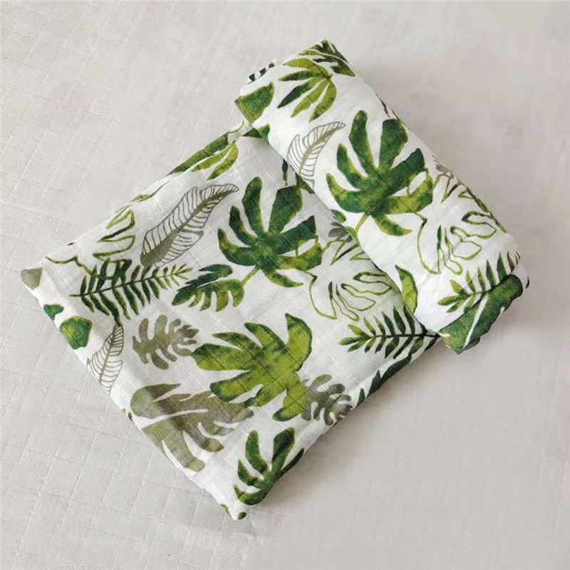 Custom Printed 100% Cotton Muslin Swaddle