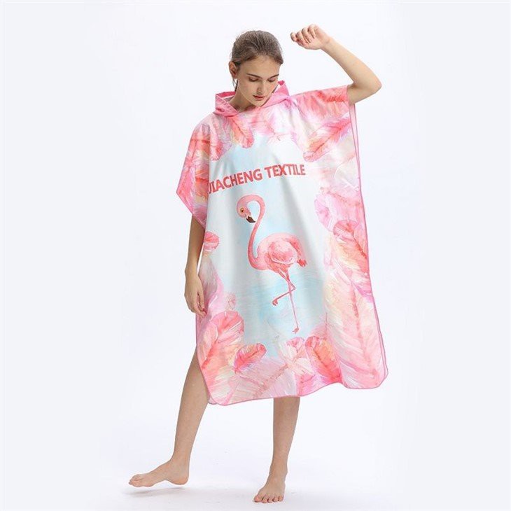 Adult Hooded Towel Surf Poncho Beach Changing Towel