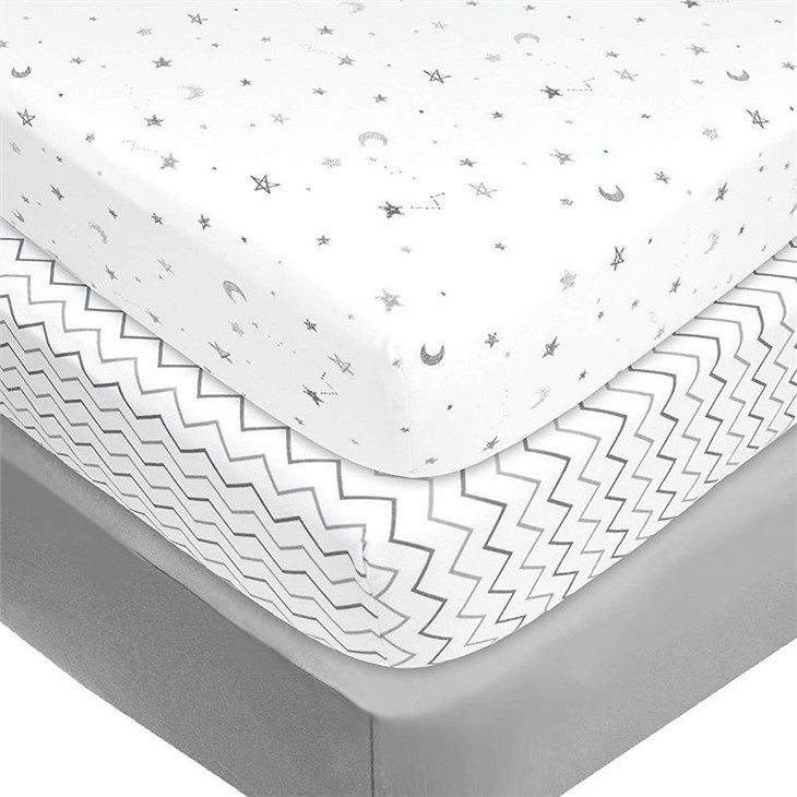 Cotton Baby Fitted Crib Sheet