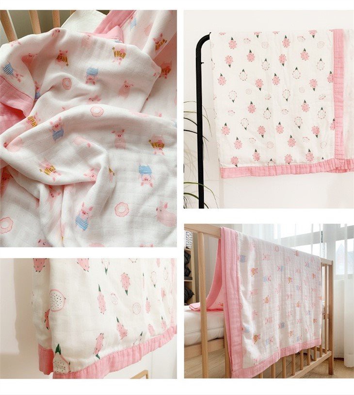 Custom Muslin Blankets