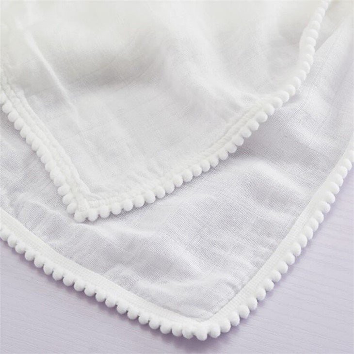 White Muslin Swaddle