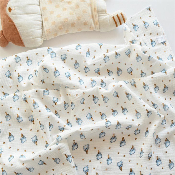 Custom Print Muslin Swaddle